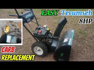 How to EASILY Replace the Carburetor on a Tecumseh Snowblower | Step-By-Step Repair Guide