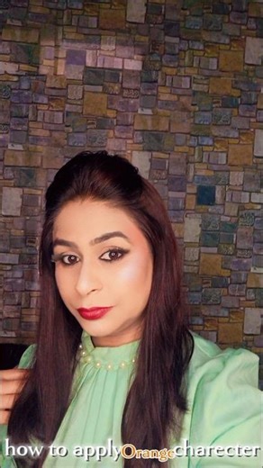 how to apply orange corrector.