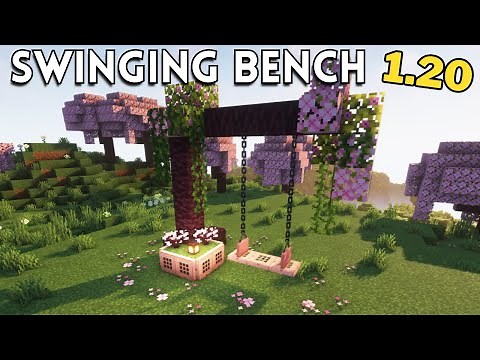 3 Swinging Bench Designs for Minecraft 1.20