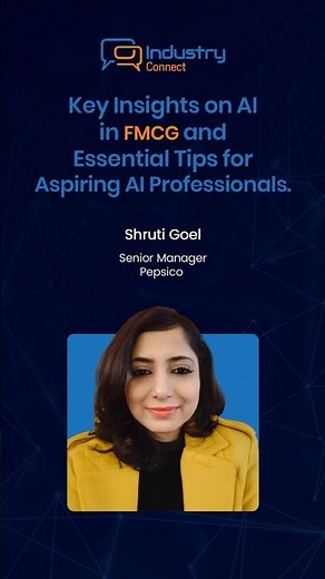 How AI Is Transforming FMCG | Key Insights from Shruti Goel | 360DigiTMG