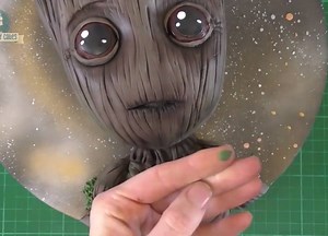 9.6M views · 43K shares | Baby Groot cake Guardians of the Galaxy By: Zoe's fancy cakes | MetDaan | Facebook