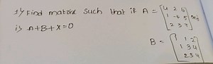14 Find matoid such that if A =B =261-45 and2371234J J2... | Filo