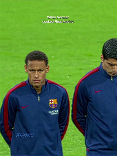 Neymar vs Real Madrid 2016 #neymar #football #fyp #viral