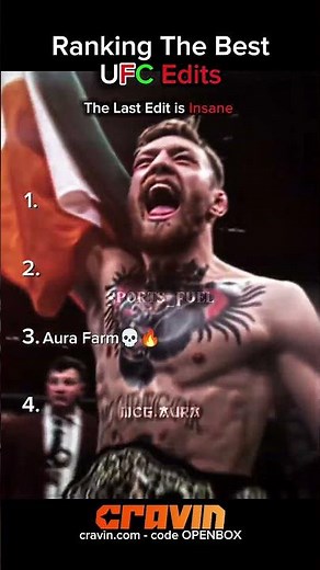 The LAST UFC Edit Will Give You Chills! 🥶🔥 #shorts bit.ly/cravin-openbox