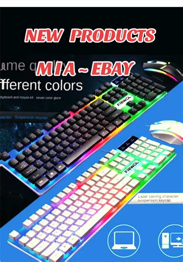 Set of keyboard and mouse available now on EBay #videoviral #MIAebay #bestoffer #virale #getyoursnow #viralestiktok #viralestiktok #ebay #thebestoffer #newproduct #newstock #avaliable #ebayseller #newstockalert #checkthisout #come #pricealert #bestoffers #keyboard #keyboardandmouse #setof2 #white #newtrend #v #videoviral #capcut_edit #colors