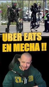 He's building himself a mecha suit for deliveries! #france #mecha #delivery #costume