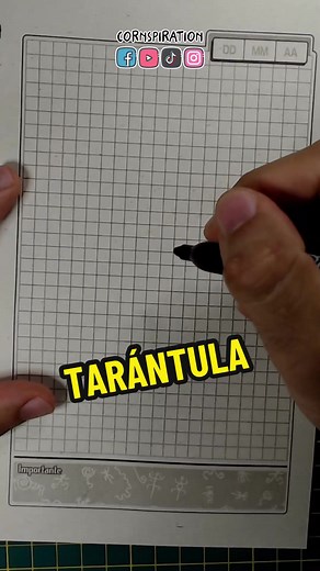 Cómo dibujar una Tarantula #dibujo #arte #tutorial