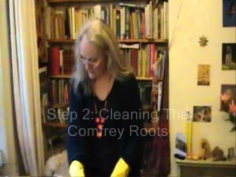How To Make Comfrey Ointment Part 1