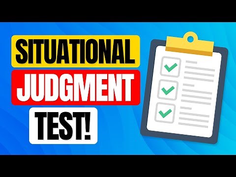 SITUATIONAL JUDGMENT TEST Questions & Answers! (How to PASS a Situational Judgement Test!)