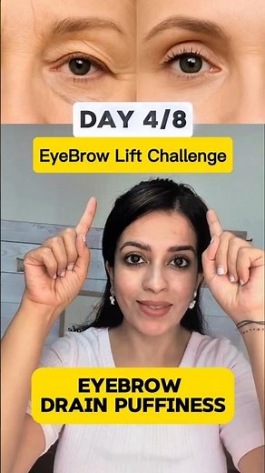 Day 4 Eyebrow Lift challenge #eyebrow #faceyoga #faceexercises #browlift #reels #shorts