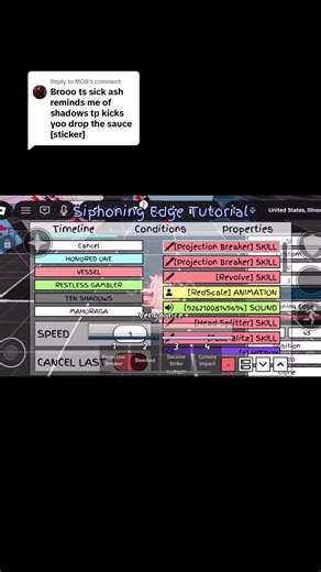 Replying to @MOB Siphoning Edge Tutorial in JJS skill builder #jujutsushenanigans #jjs #skillbuilder #roblox #fyp @milojfan