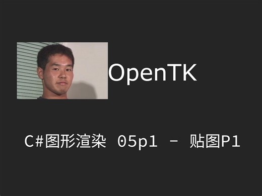 C#图形渲染 OpenTK [05p1 贴图 PART I]