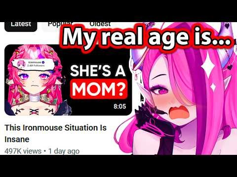 Ironmouse Addresses the Drama About Her REAL Age and Why She Looks So Young