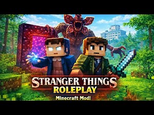 "Stranger Things in Minecraft?! | Ultimate Roleplay Mod Adventure"