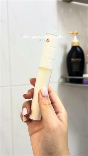 Remember to always change your shower filter🚿 #showerfilter #haircare #hairloss #skincare #shower