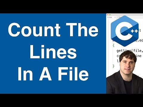 Count The Lines In A File | C++ Example
