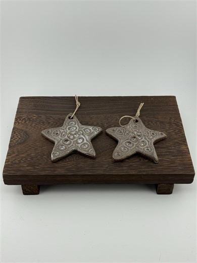 Étoile de l’Estérel — Céramique sauvage en terre naturelle, engobe de porcelaine & couverte brillante - Etsy France