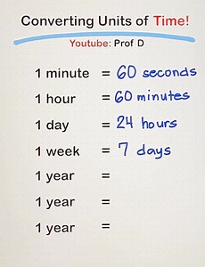 Time to Convert: Master Units in a Flash! ⏰🔄 #TimeHacks #UnitConversions | Prof D