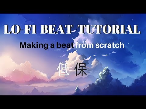How to make a LO-FI BEAT from scratch in FL STUDIO (EASY TUTORIAL)