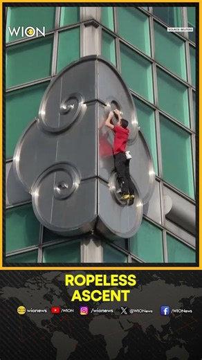 Taiwan: US Climber Alex Honnold Free Solos Taiwan’s Tallest Building Taipei 101 | WION