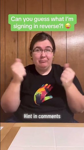 Can you guess what I'm signing in reverse?! (Hint: famous Deaf President Now quote) #asl #challenge