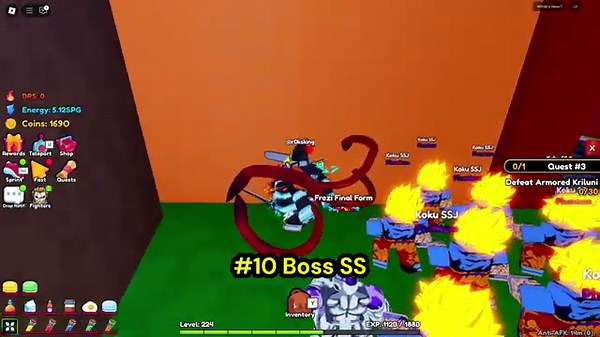 All SS Rank Boss Locations In Anime Eternal ! | Roblox