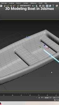Create 3D Boat Modeling in 3dsmax | How to Model it. #3d #3dsmax