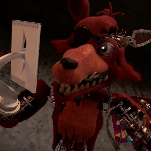 Withered Foxy being quirky (FNAF animation)