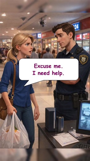 She Felt Unsafe... and No One Took Her Seriously😟🚨( Beginner Rnglish Dialogue-Safety at the Mall)#englishpractice #usa #english #learnenglish #police