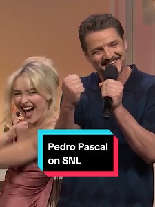 Pedro Pascal and Sabrina Carpenter's Hilarious SNL Moment