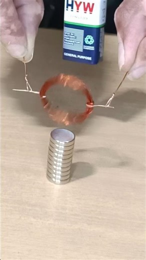 How to make your own DC Motor. #DCMotor #scienceproject #diy