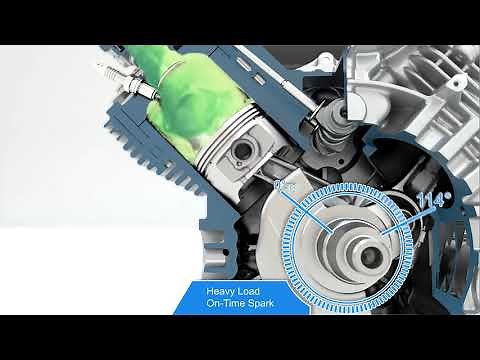 Ignition Timing Animation | V Twin Engine Ignition Timing Animation |