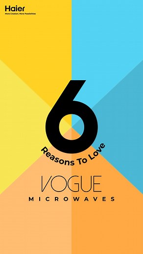 Reason 5 to love the Haier Vogue Microwave: Too many buttons, too much chaos? 🍲 Simplify your kitchen control with the Haier Vogue Microwave — designed with an Easy Jog Dial for effortless precision. #Haier #MoreCreationMorePossibilities #VogueMicrowaves | Haier