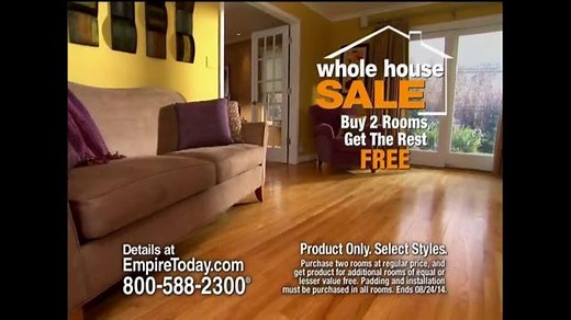 Empire Today Whole House Sale TV Spot