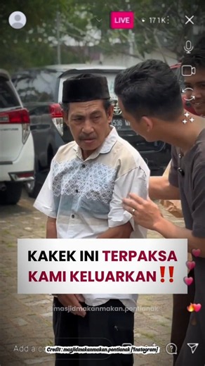 Nyesek Banget! 😭 Kakek Ini Terpaksa Kami Keluarkan!! Padahal Beliau Cuma Ingin Makan💔🥺