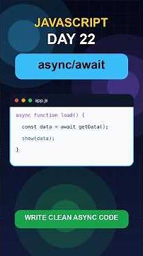 JavaScript Day 22: async/await