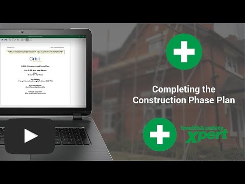 Completing the Construction Phase Plan