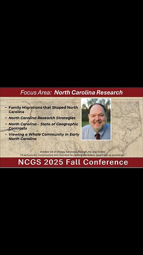 North Carolina Genealogical Society on Reels