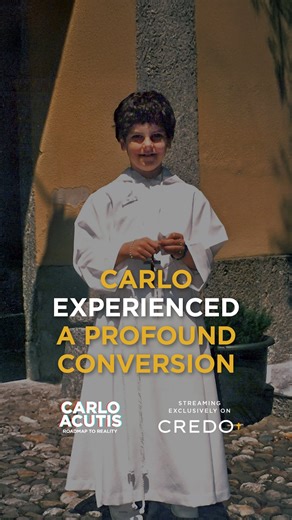 Credo+ on Instagram: "“Carlo experienced a profound conversion.” (Bishop Andrew Cozzens, Chair - National Eucharistic Revival, Bishop of Crookston) Catch Carlo Acutis: Roadmap to Reality, exclusively on Credo! Get 20% now by entering code REVIVAL20 by clicking link in bio #CarloAcutis #carloacutisfilm"