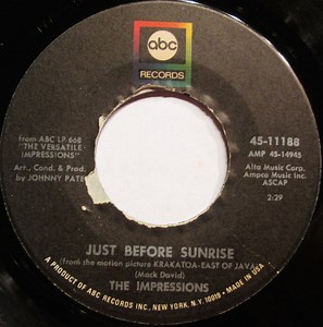 The Impressions - Just Before Sunrise / East Of Java