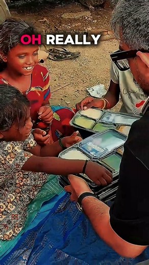 These Hungry Kids Were So Happy to See Food 🥺❤️ #shorts
