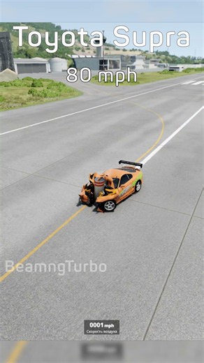 💥 WE CRASHED A CAR AT 5 DIFFERENT SPEEDS 30•70•130•170 MPH⚠️THE LAST ONE IS BRUTAL #beamngturbo