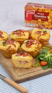 30K reactions · 18K shares | La raclette comme vous ne l’avez jamais vue ! Findus réinvente ce grand classique façon muffins avec ses pommes de terre rissolées ! En portions individuelles, c’est idéal à partager pour un moment convivial et gourmand ! #Findus #PartageGourmand | Chefclub | Facebook