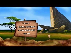 The lion king 3 dvd menu in UK