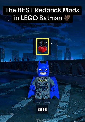 Some of my favorite Redbrick mods for your suit, glider and vehicles in LEGO Batman! 🔥 #legobatmangame #legacyofthedarkknight #legobatman #gamingontiktok #whattoplay