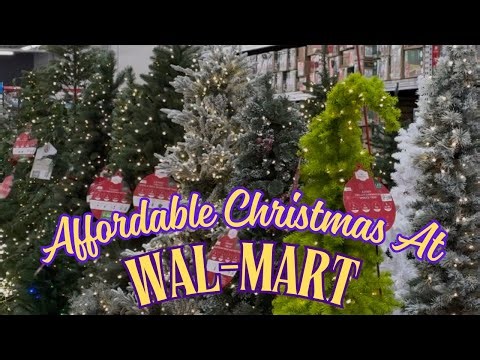 Affordable Christmas Decor Hunt 🎄 Finding Budget-Friendly Trees & Holiday Deals at Walmart