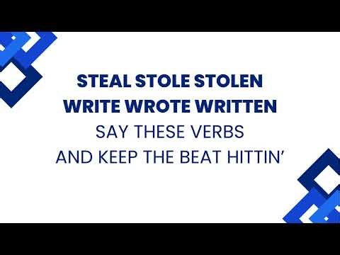 Irregular verbs - chant No. 1