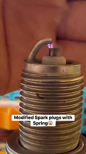 Modified Spark plug with spring⚡️ #fblifestyle #bjuneworks #fbreelsfypシ゚ #fbreels #reel #trend #mechanic #trendingusa #racing #trendingnow #highlights #highlightseveryone #fbreelsvideo #diy | Bjune Works