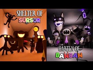 Garten Of Banban 6 VS Shelter of sursur 6 - Comparison of Game Endings