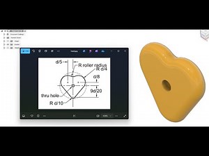 PLTW IED - Activity 4.1.2 - Heart Cam Creation in Autodesk Fusion Using Parametric Equations